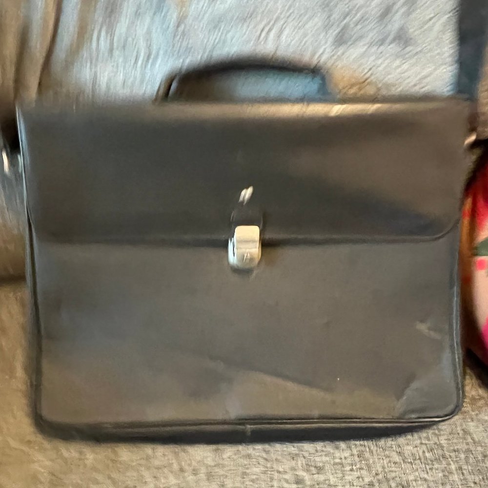 Mandarina Duck Alpha Briefcase with shoulder strap
